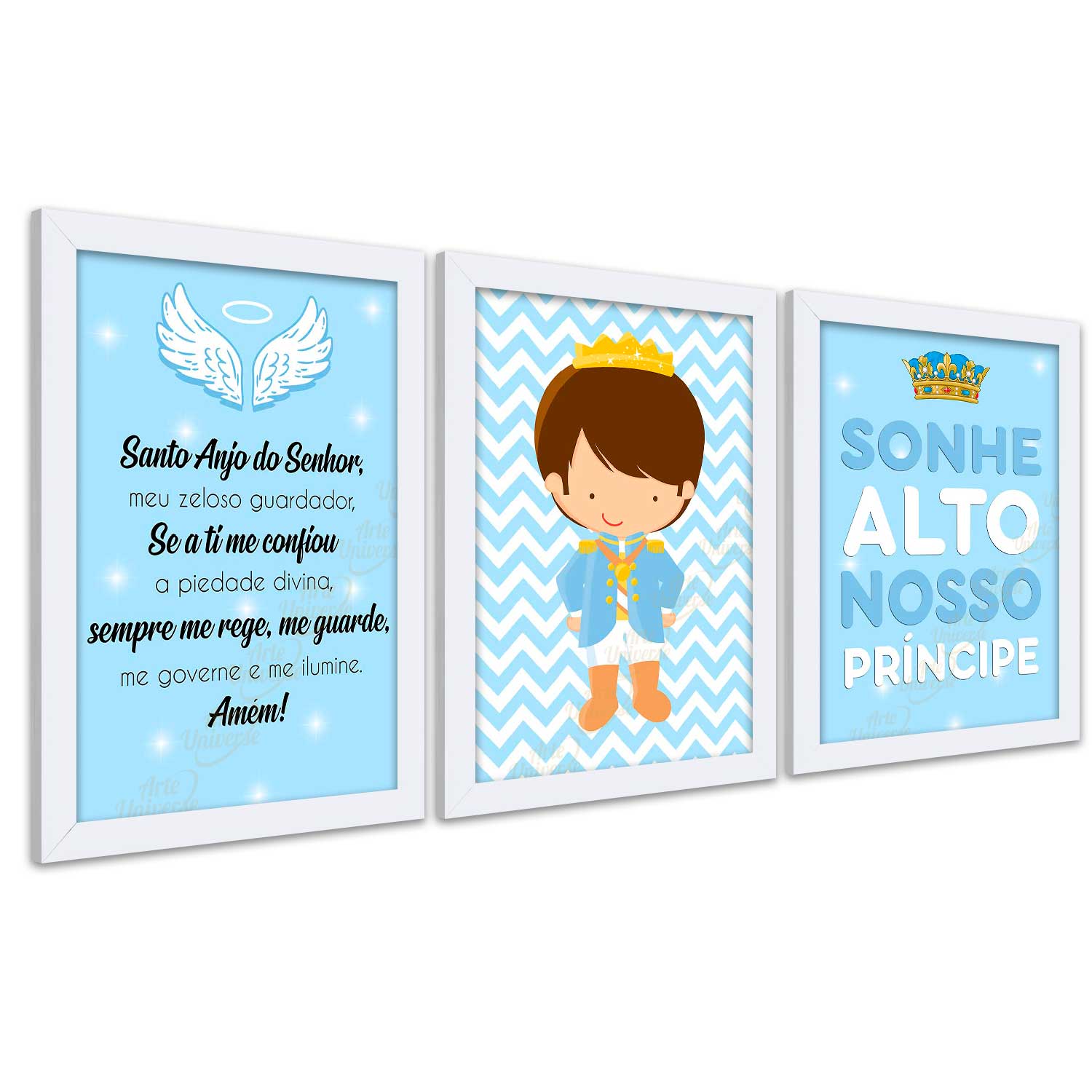 Quadro Decorativo Infantil - Trio: Jogo Online Game